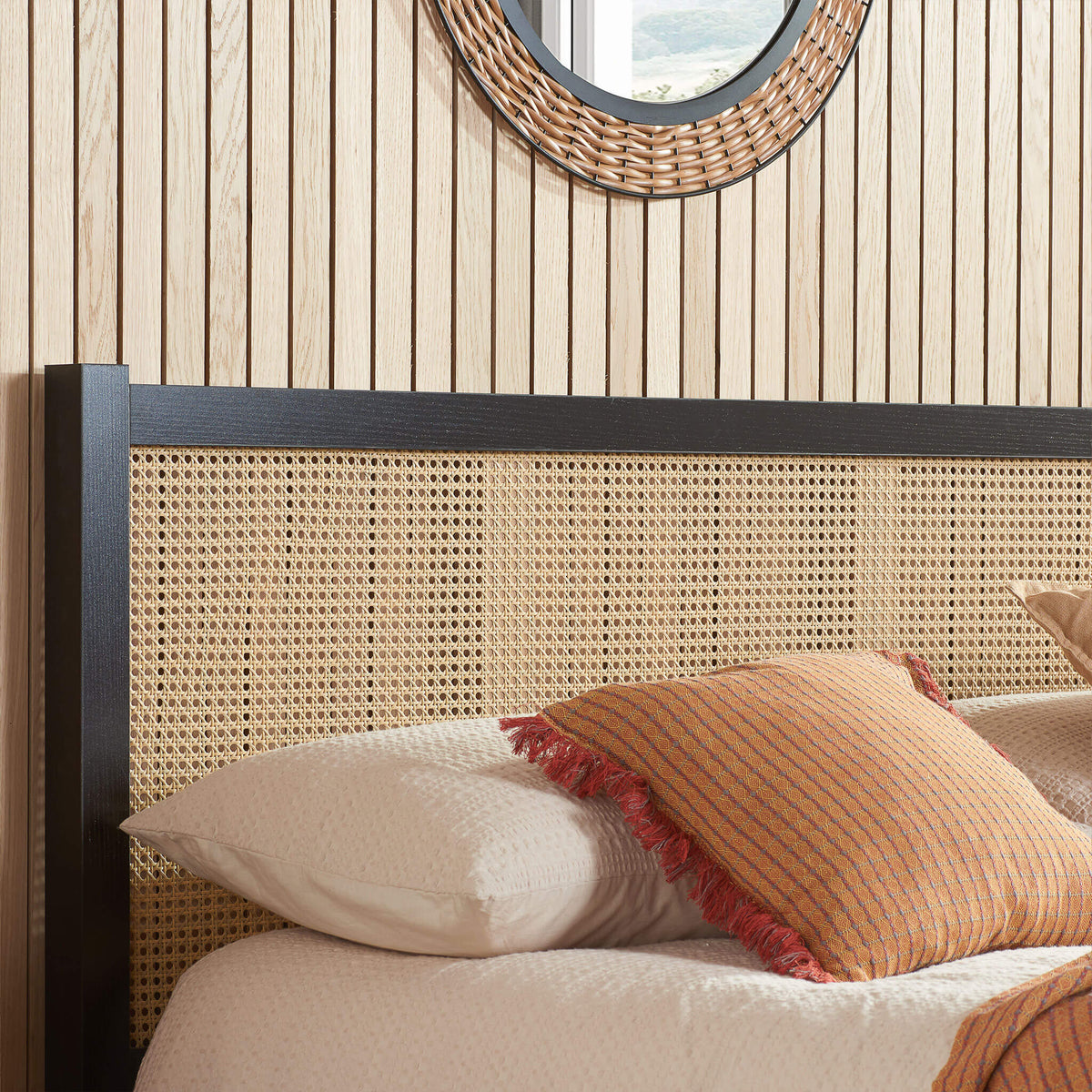 Croxley Bed Black Headboard