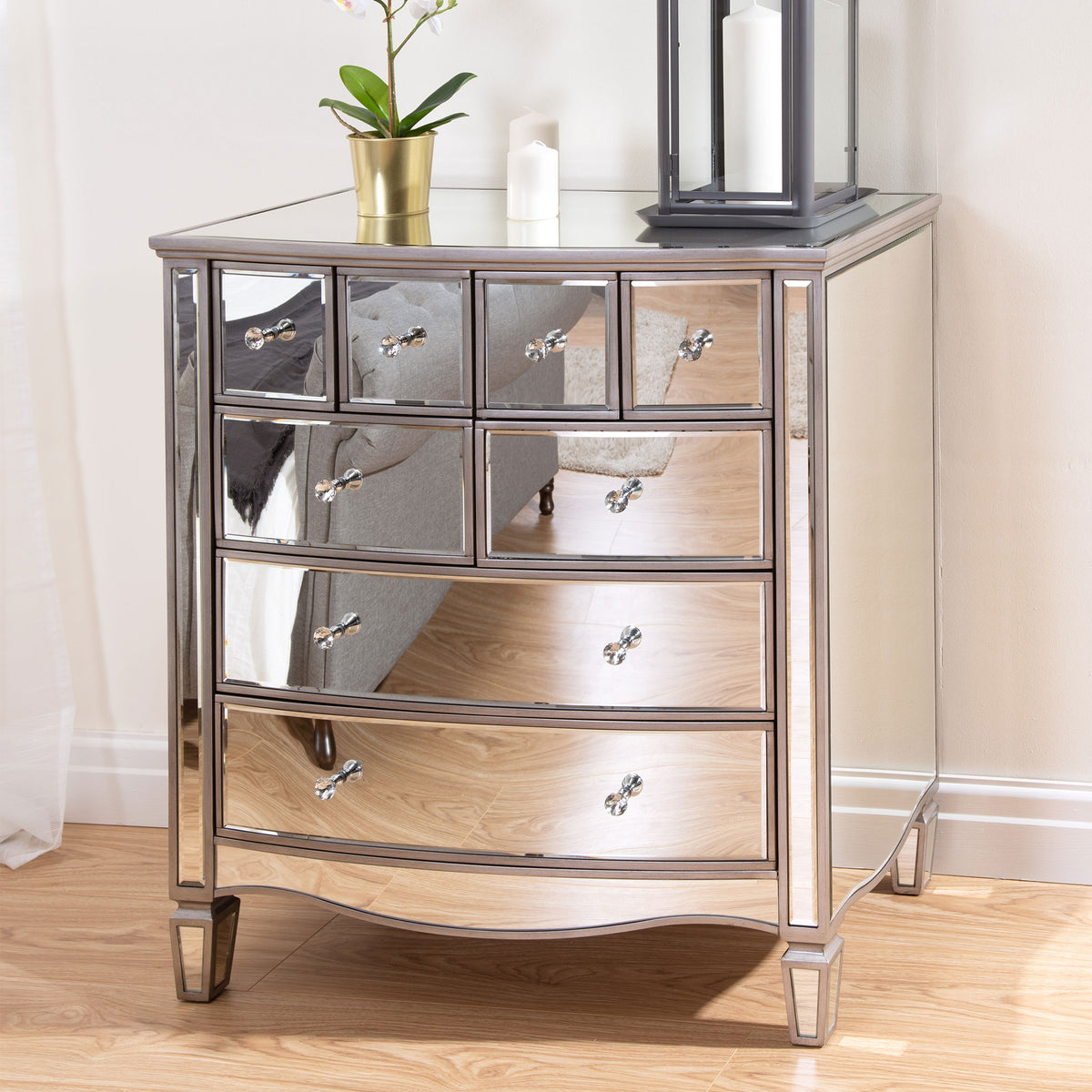 Elysee Mirrored Merchant Chest