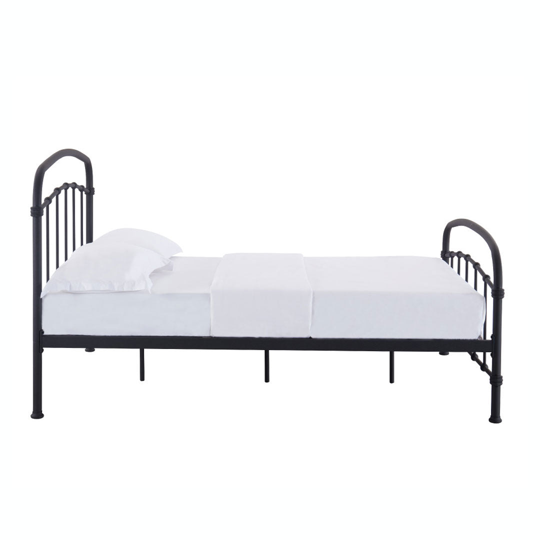 Halston Metal Bed Frame Black