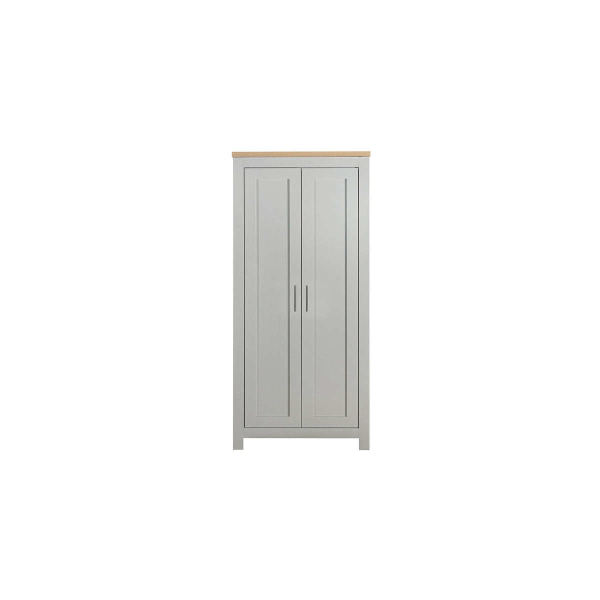 Highgate Grey & Oak 2 Door Wardrobe