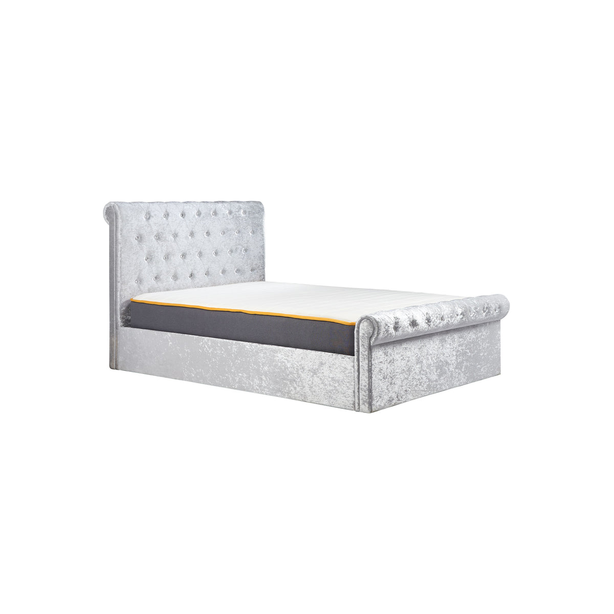 Sienna Grey Fabric Bed