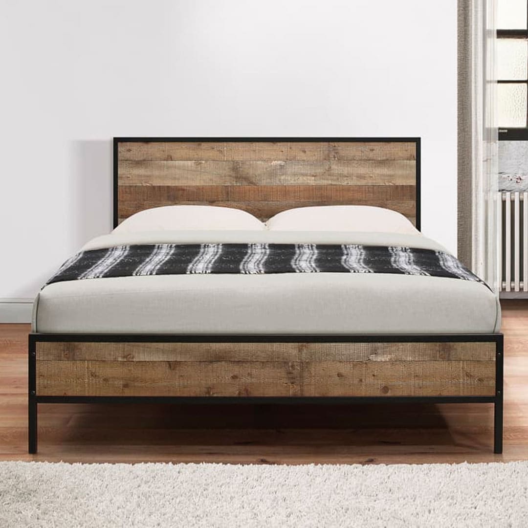 Urban Rustic Bed Frame Front