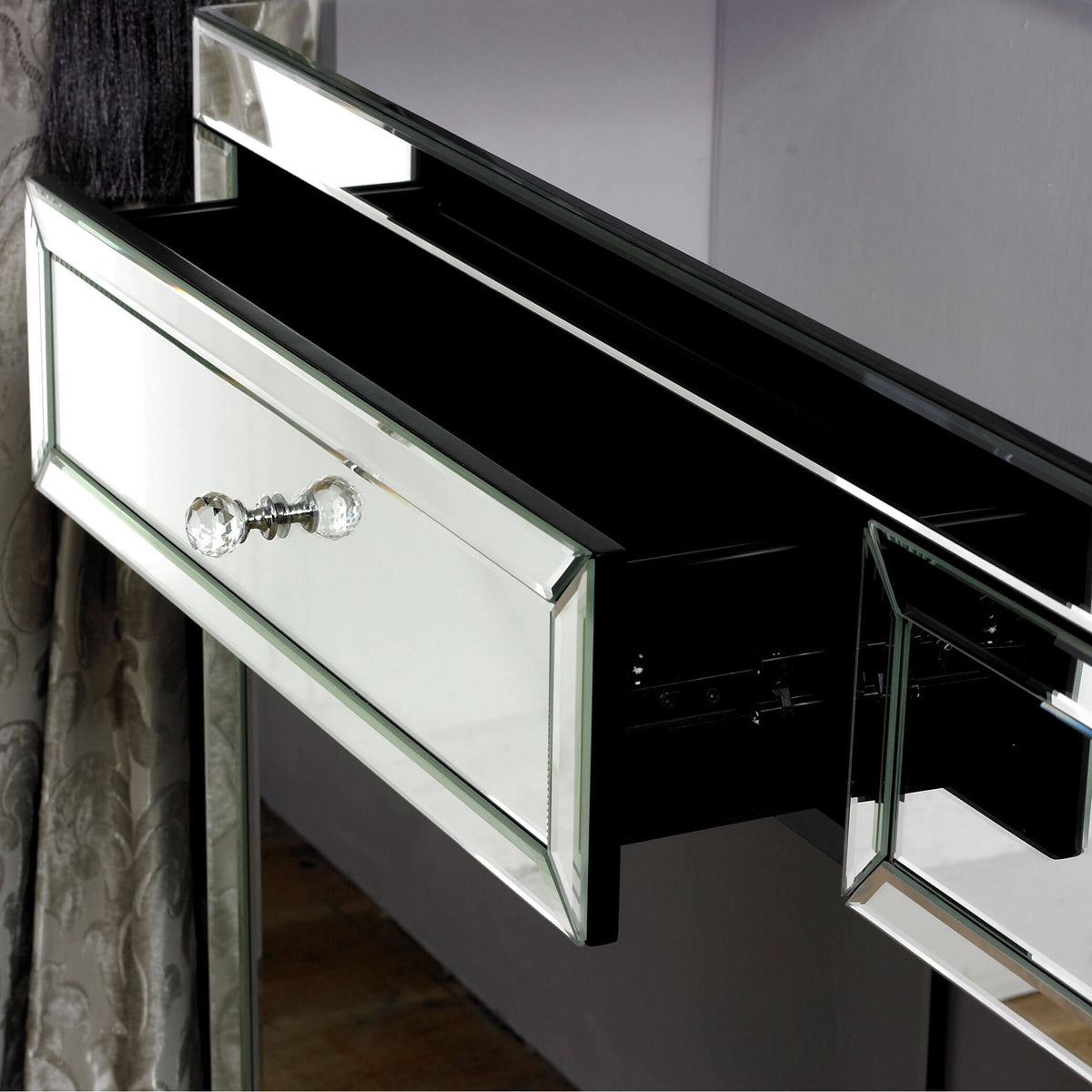 Valencia Mirrored 2 Drawer Sideboard Drawer