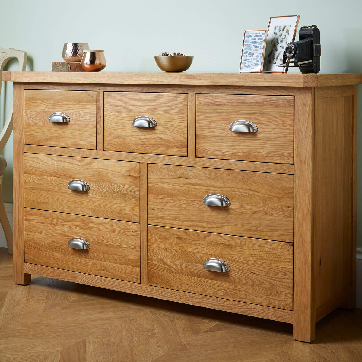 Woburn Oak 4 + 3 Chest
