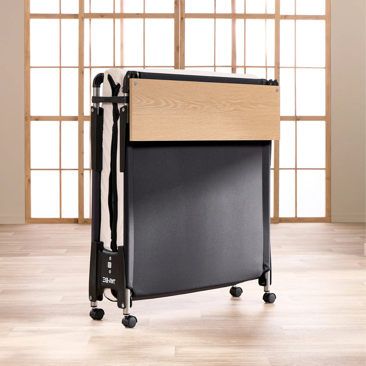 Quick Folding Bed with Memory Mattress – folded view
