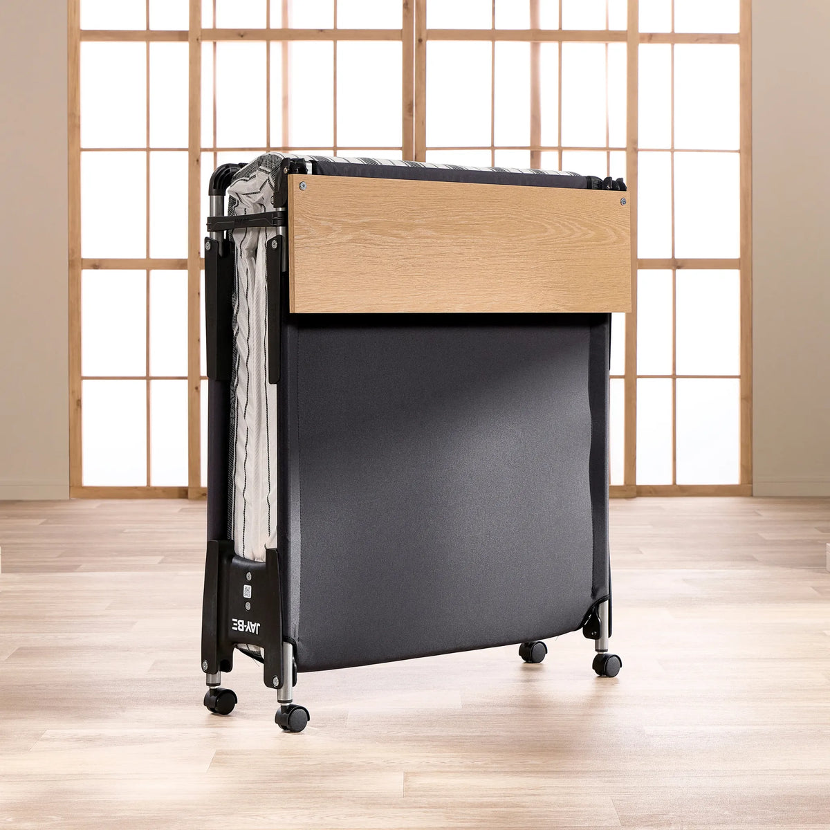 Quick Folding Bed with Comfort Mattress – folded view