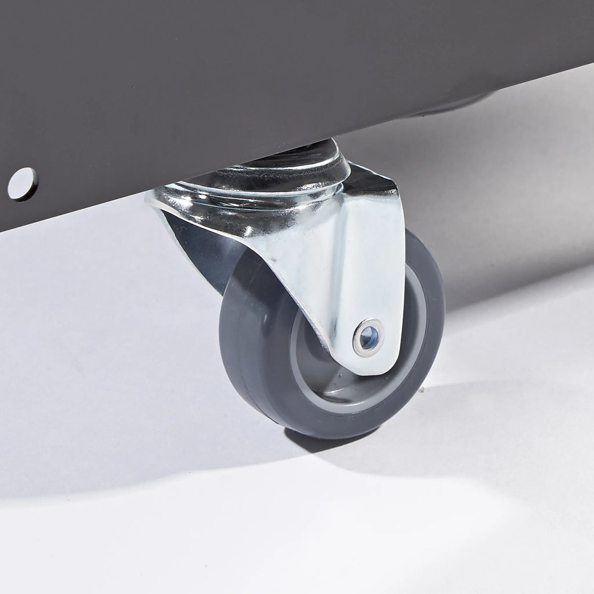 Crown Premier Folding Bed with Deep Sprung Mattress – castor wheel detail close-up
