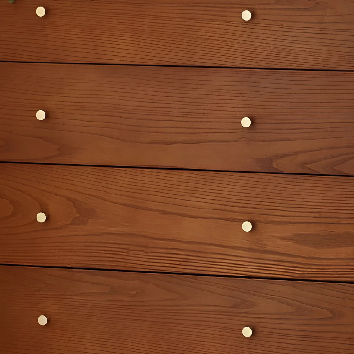 Lowry Cherry Ash 5-Drawer Chest – drawer and handle detail close-up