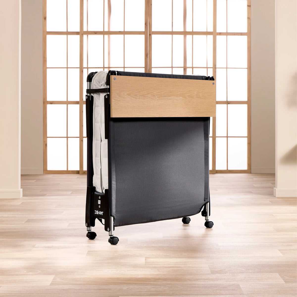 Quick Folding Bed with Pocket Sprung Mattress – folded view 