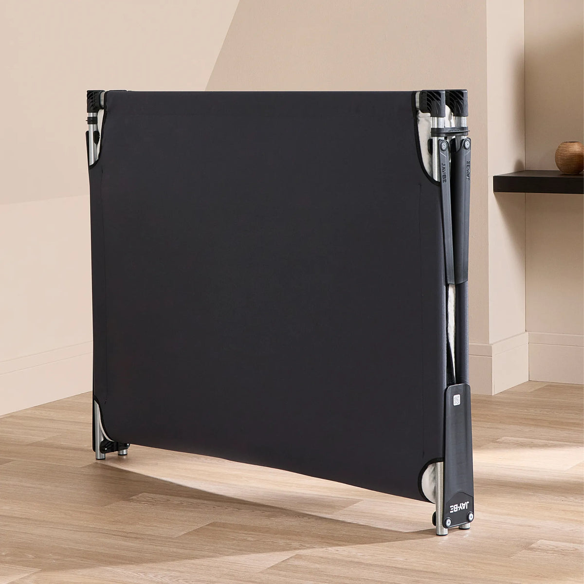 Compact Folding Bed with Comfort Mattress – folded view