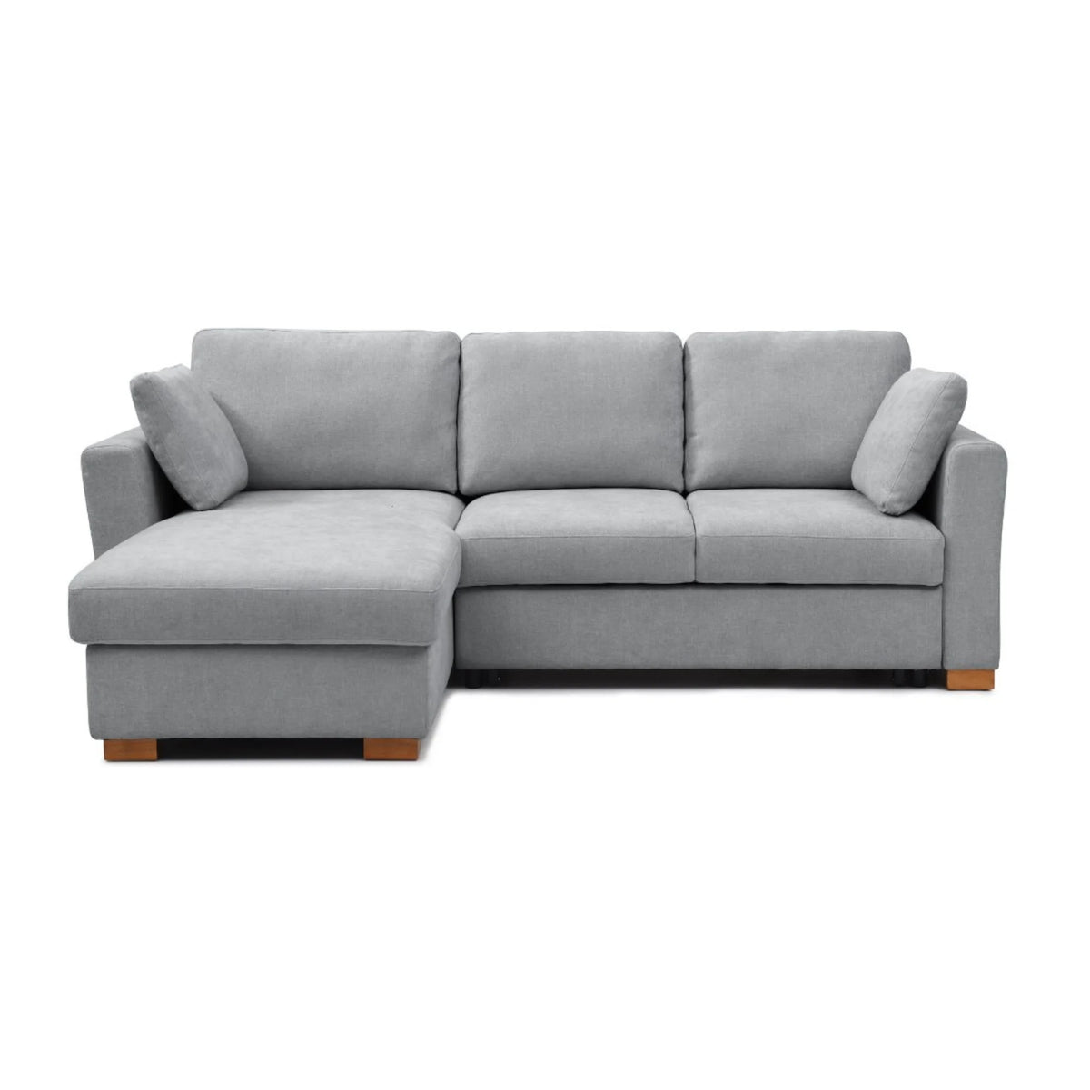 Sorrento Grey Corner Sofa Bed – studio isolated view, versatile living room addition