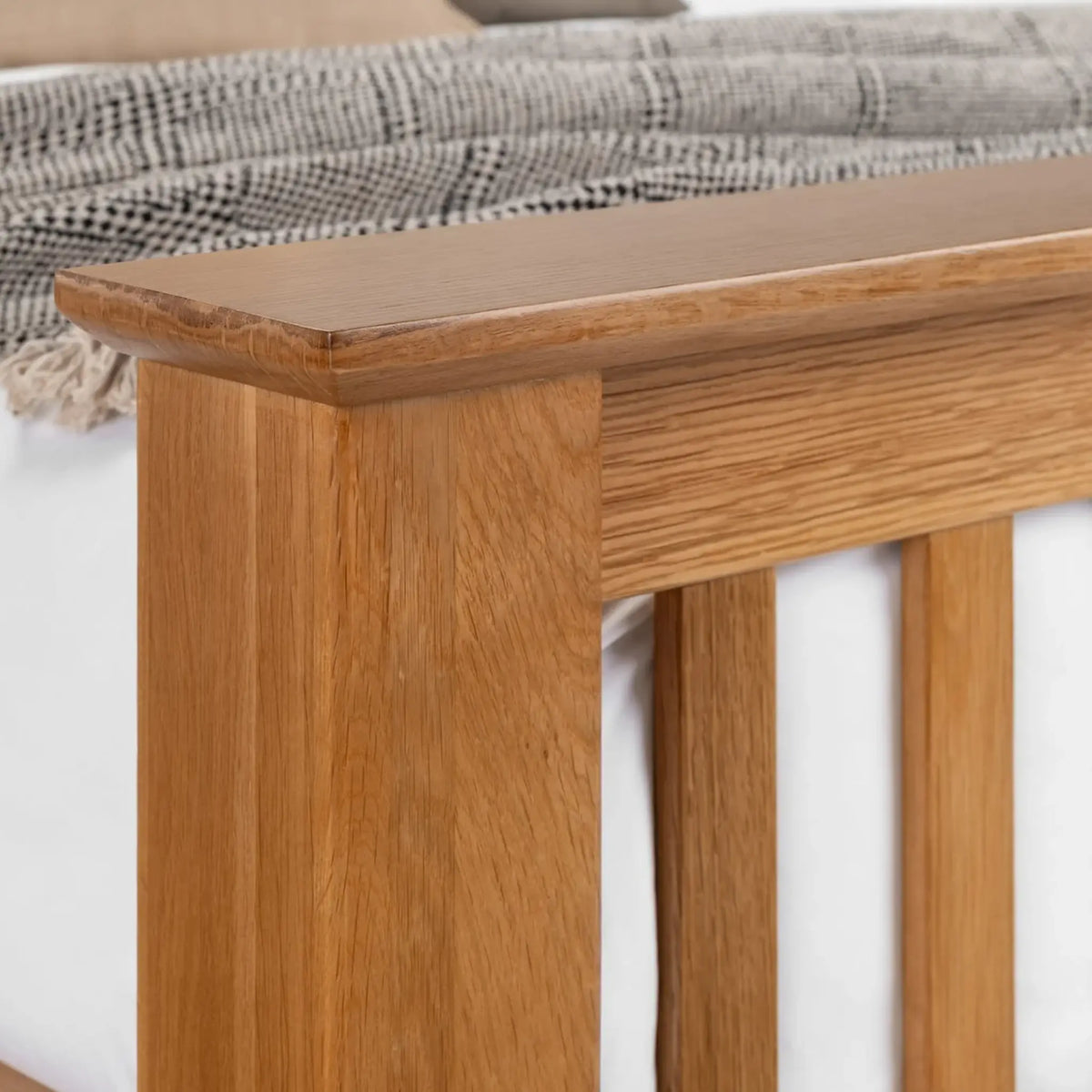 Amsterdam Oak Wooden High End Bed