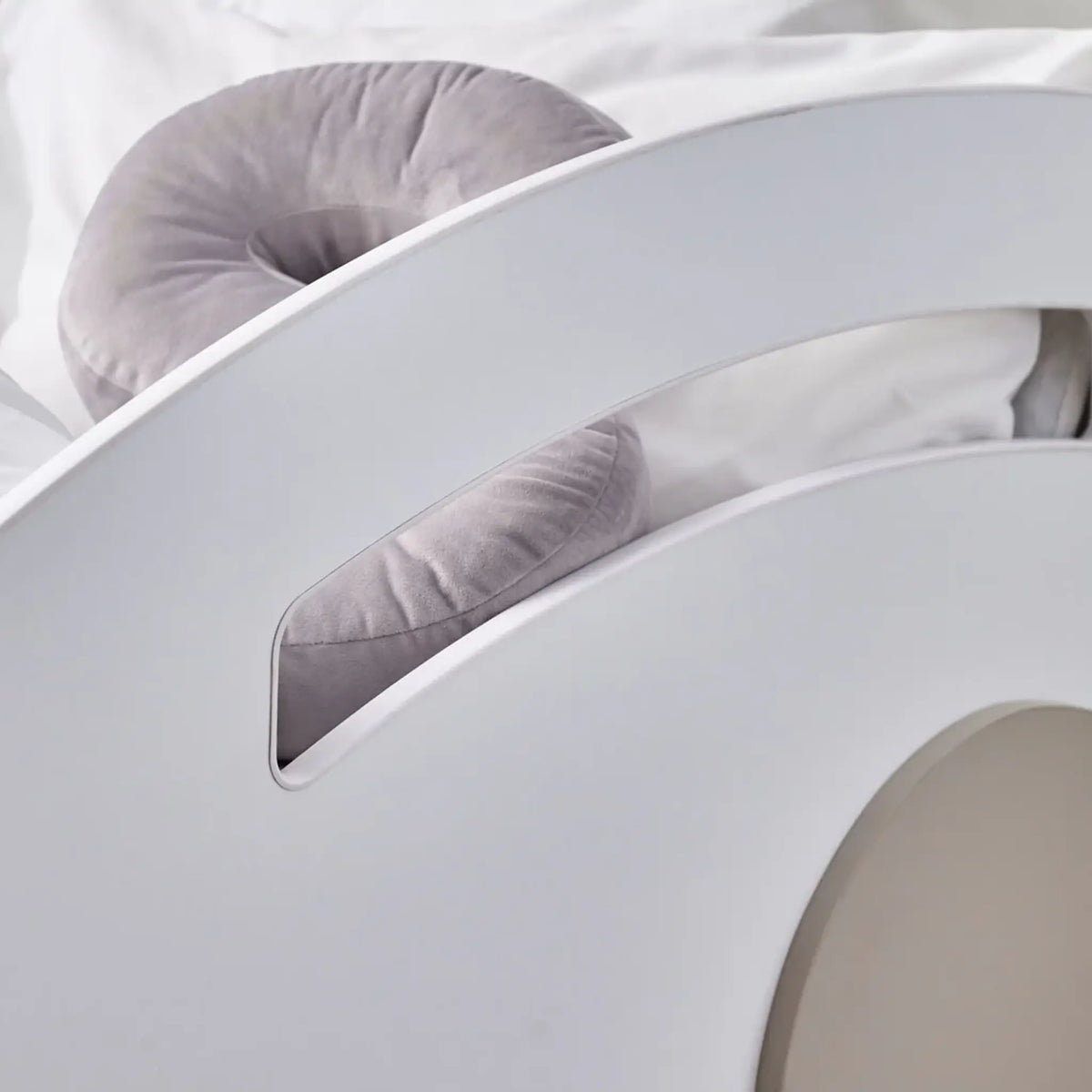 Atlantis White Wooden Car Toddler Bed