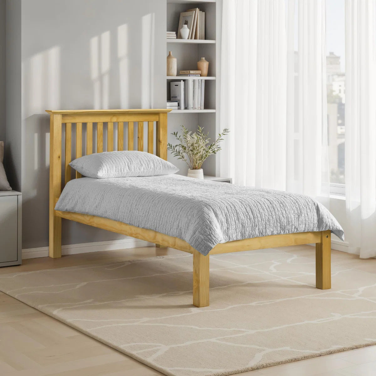 Barcelona Pine Low End Bed