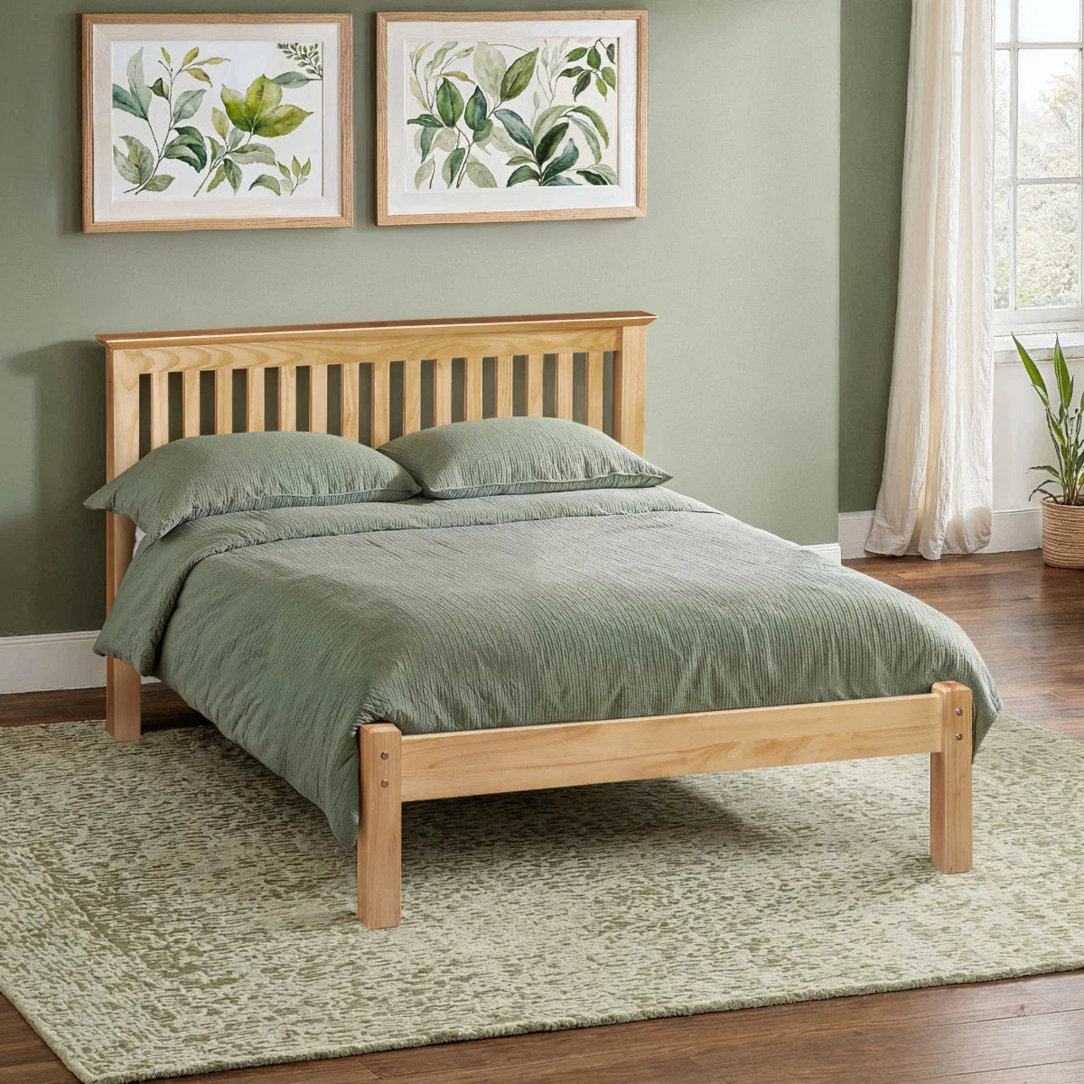 Barcelona Pine Low End Bed