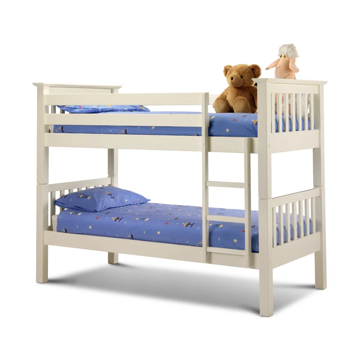 Barcelona White Wooden Bunk Bed