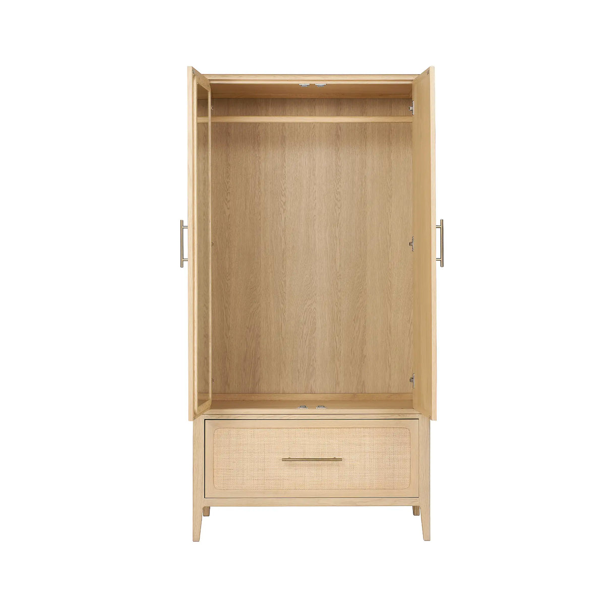 Casera Oak 2 Door Combination Wardrobe