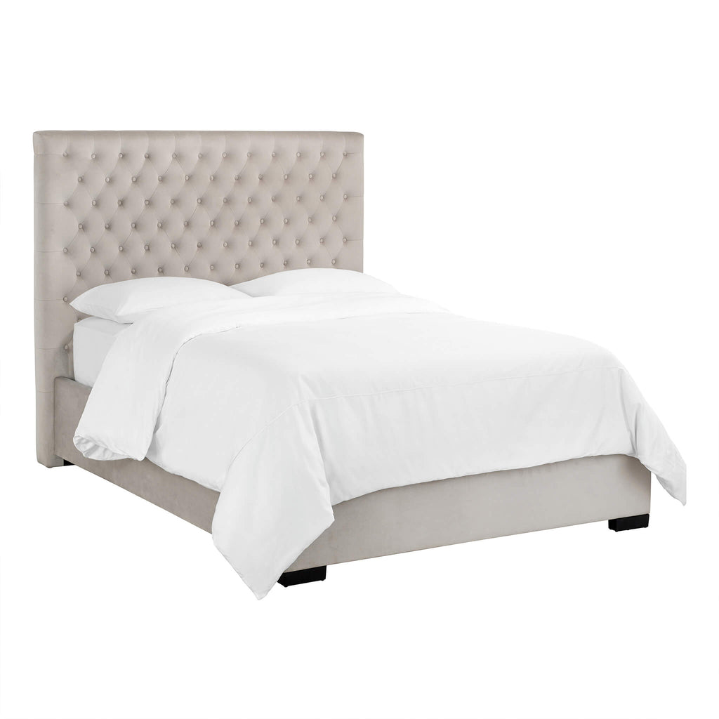 Cavendish Upholstered Bed Frame Grey Front