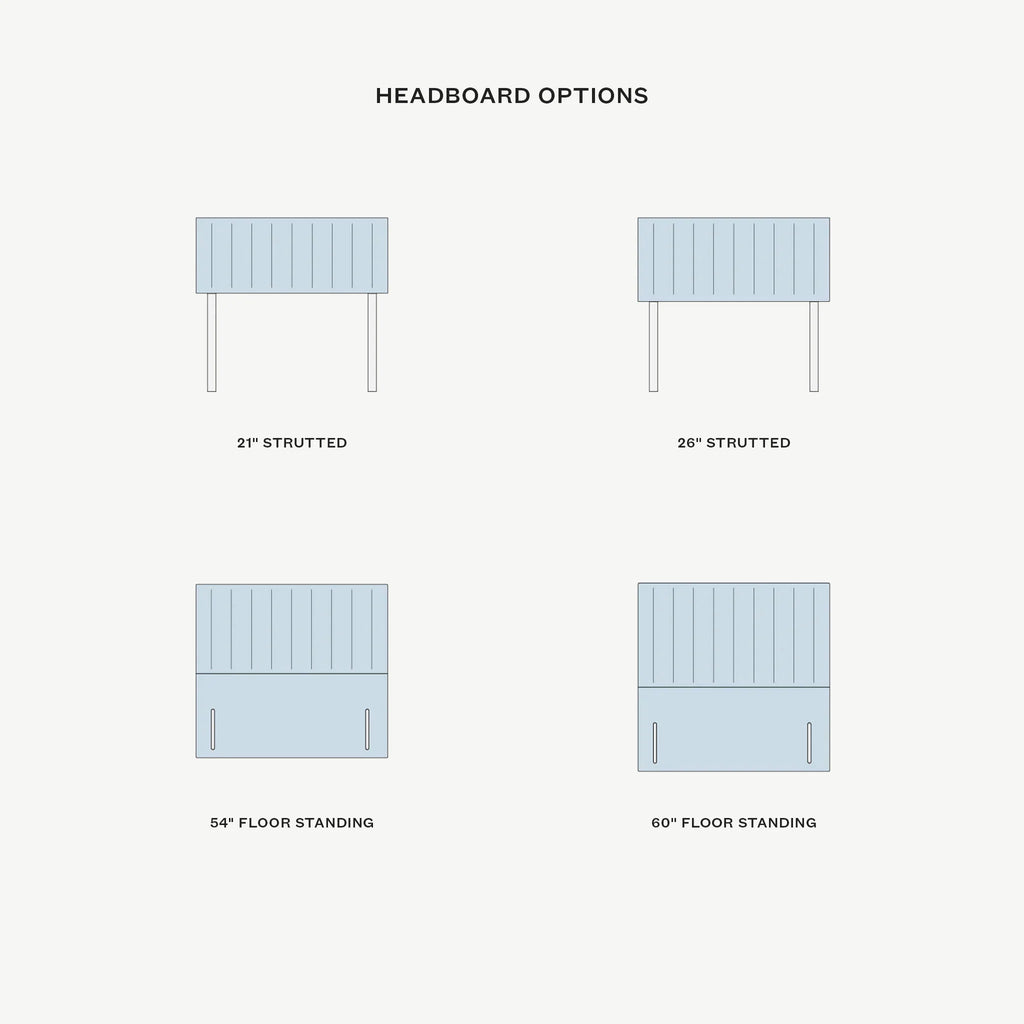 divan headboard options