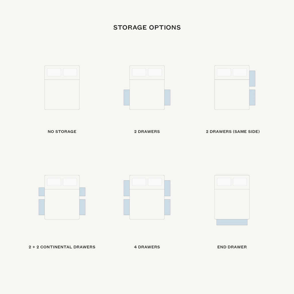 divan storage options