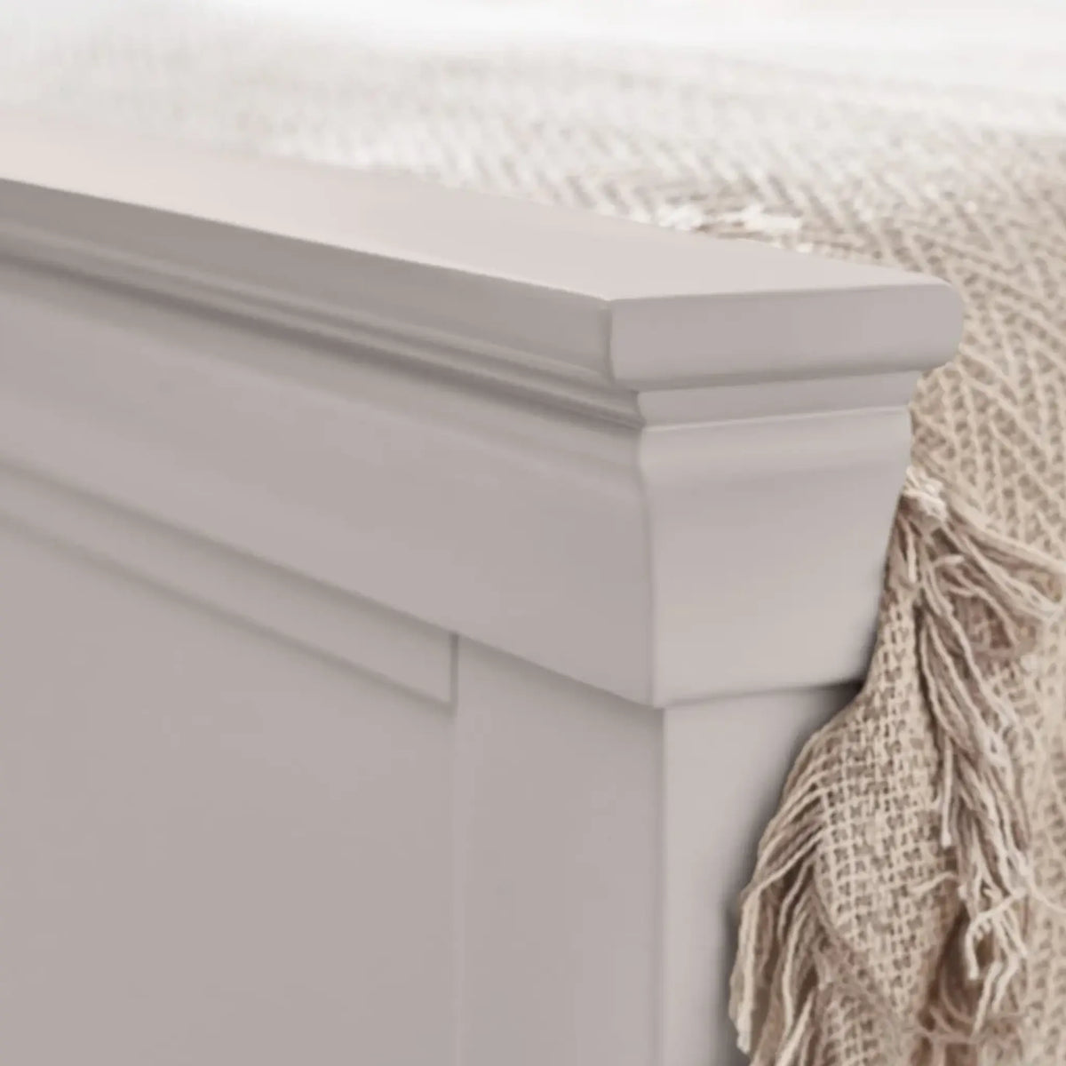 Clermont Grey Wooden Bed