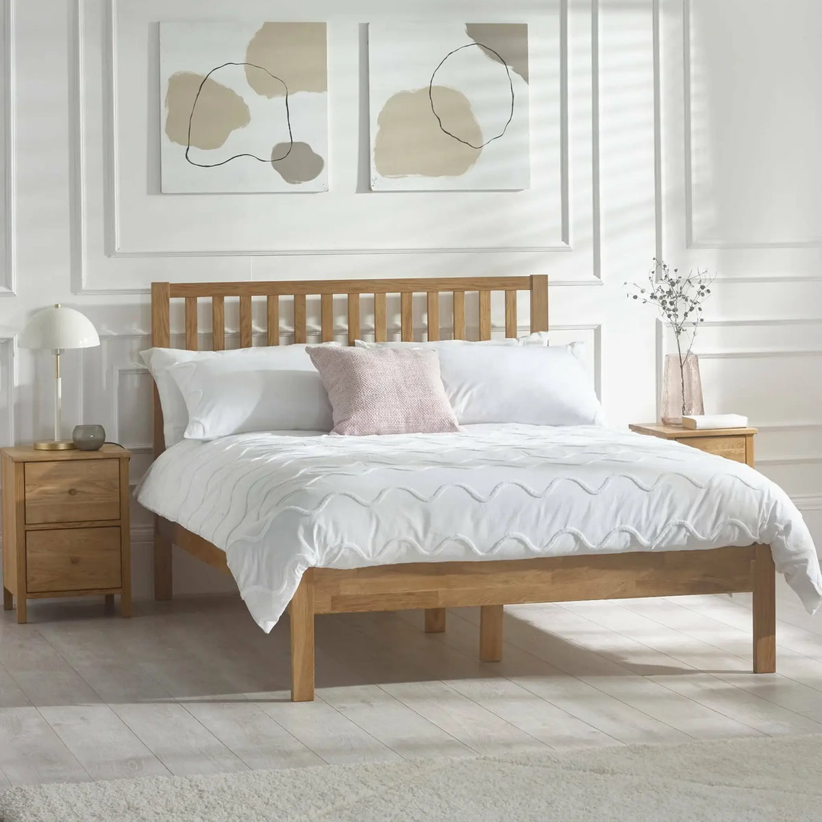 Coxmoor Oak Wooden Bed