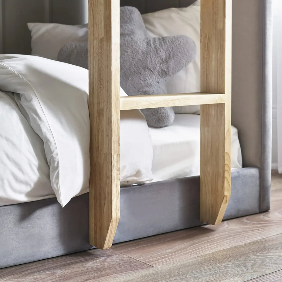 Daytona Grey Velvet Bunk Bed