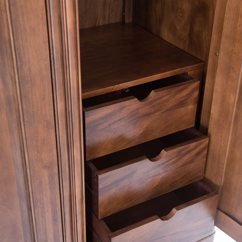 Antoinette 3 Door Wardrobe Drawers