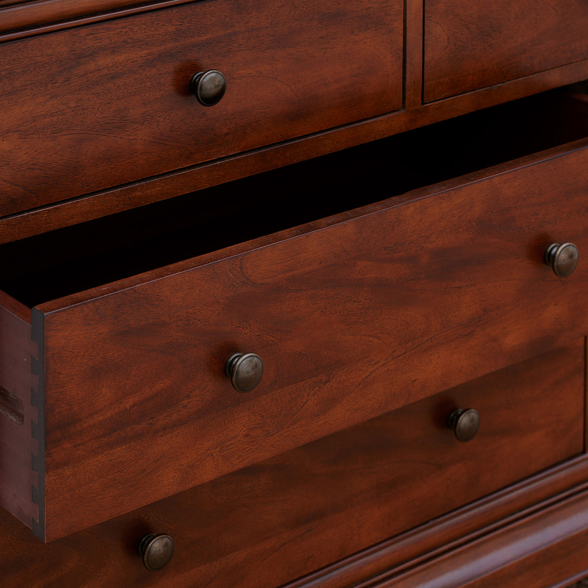 Antoinette Wide 3+4 Drawer Chest Drawer Open