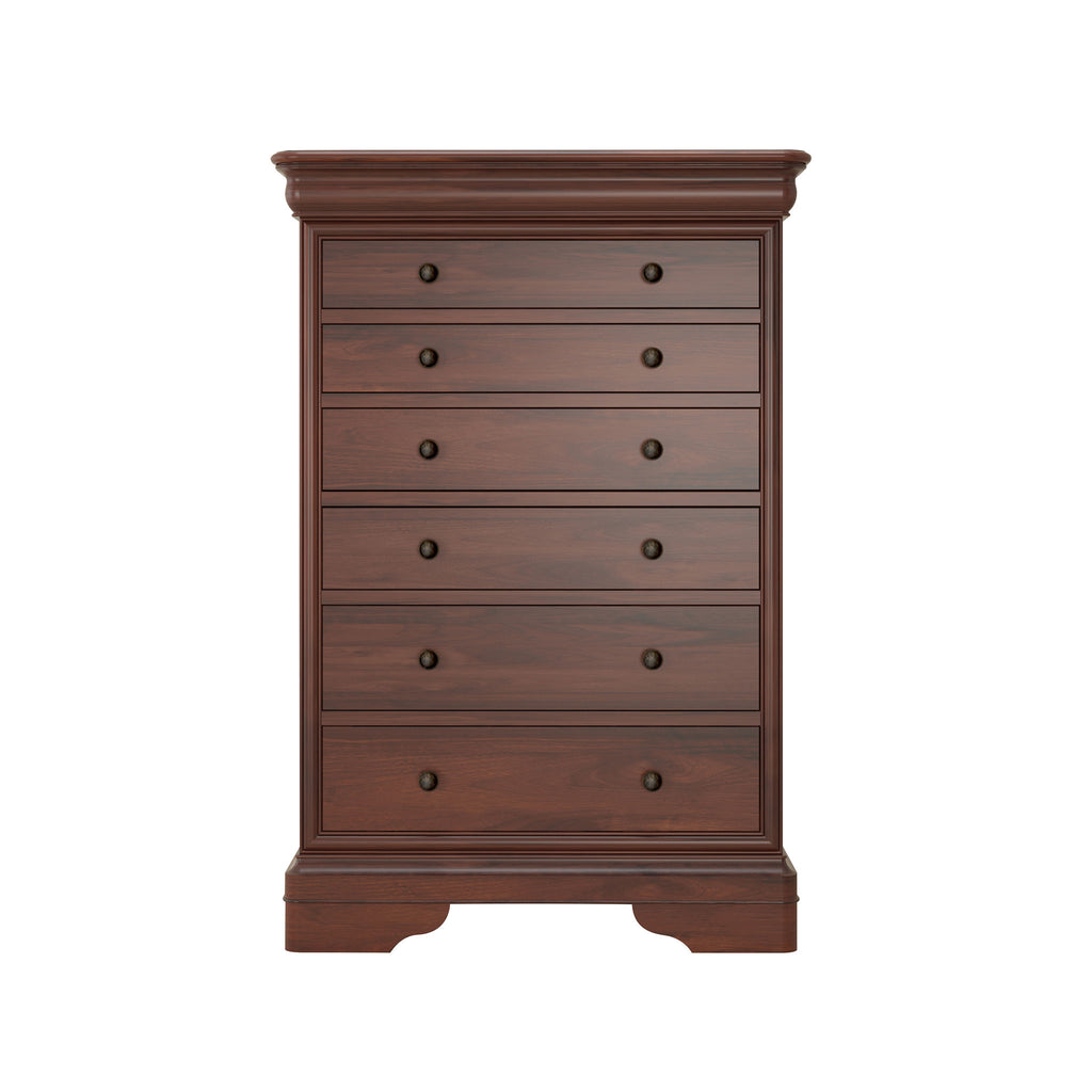 Antoinette Tall 6 Drawer Chest Front