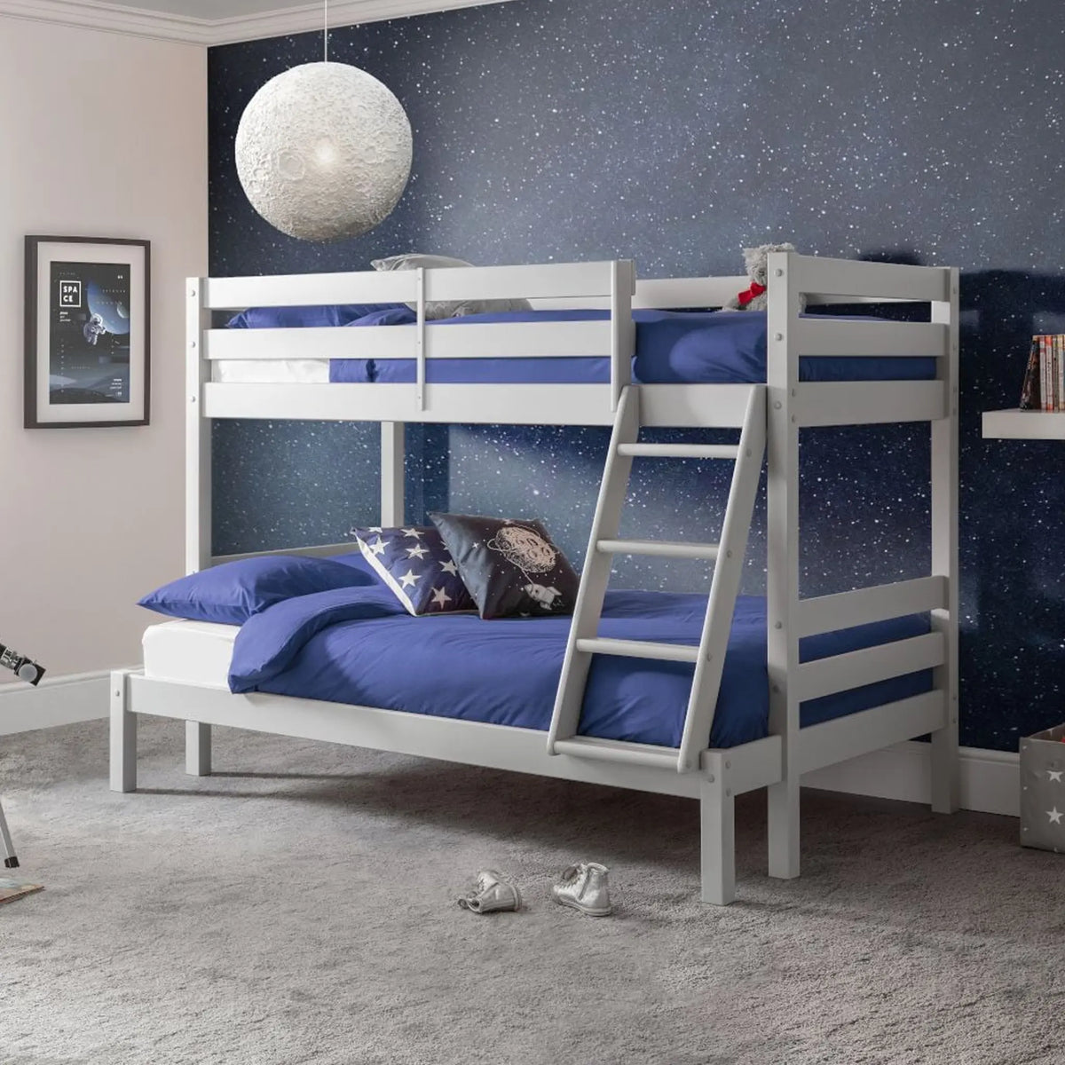 Merlin Grey Wooden Bunk Bed