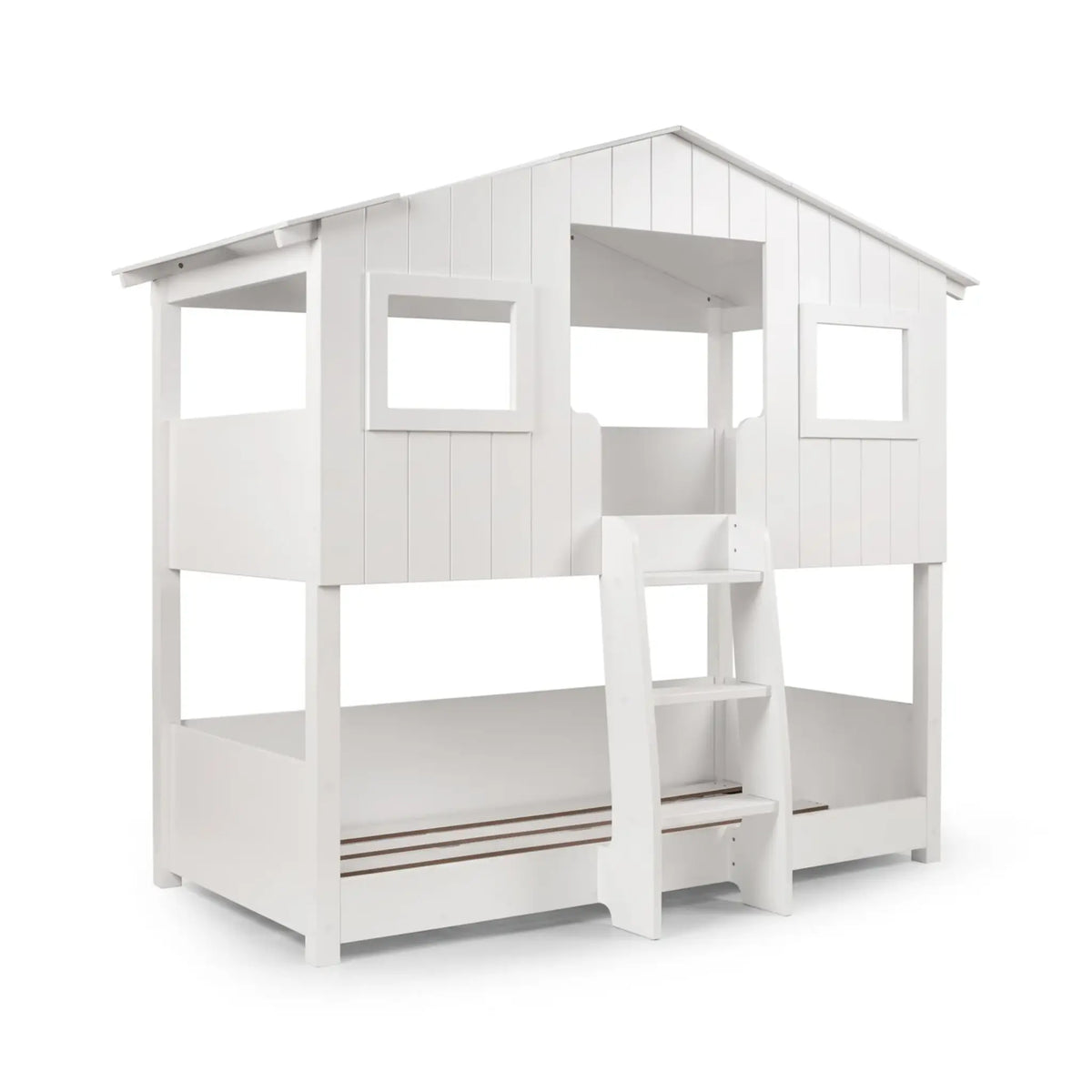 Willow Treehouse White Wooden Bunk Bed