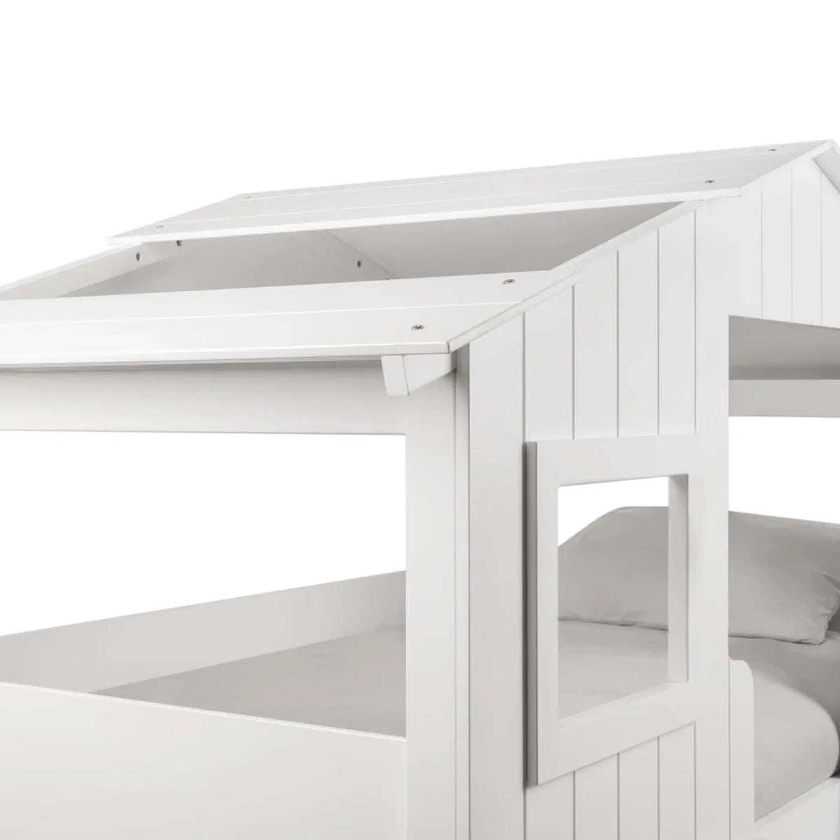 Willow Treehouse White Wooden Bunk Bed