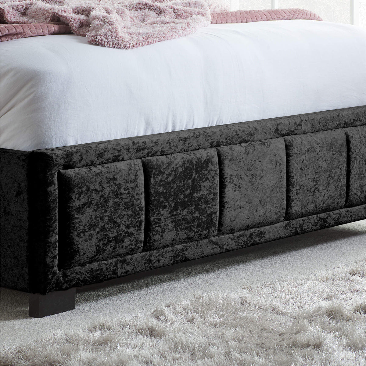 hannover bed footend black
