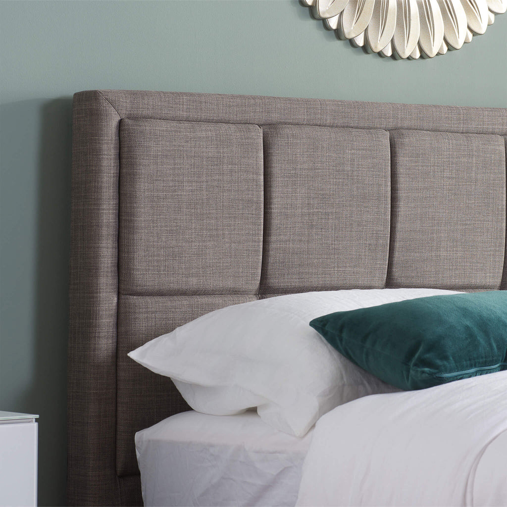 hannover bed grey headboard