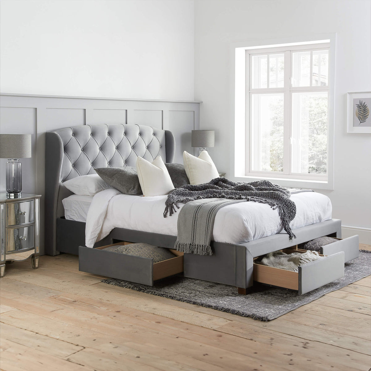 Hope Grey Bed