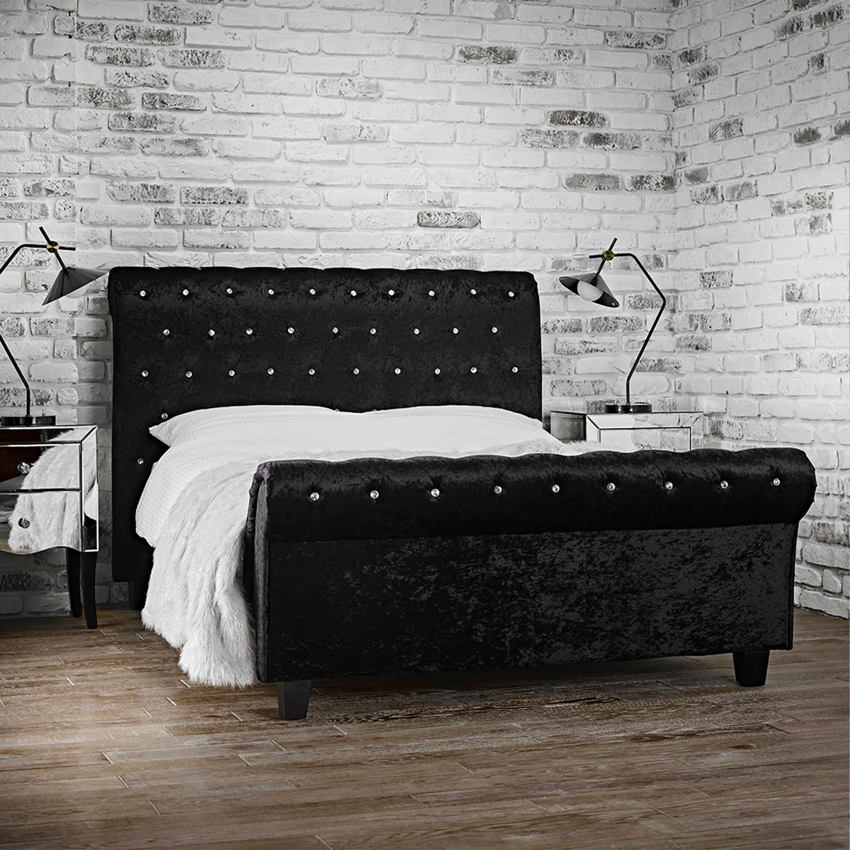 isabella bed black Grove
