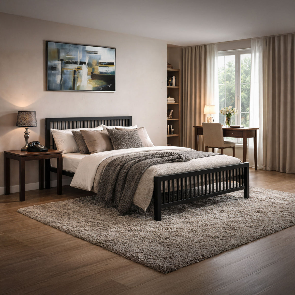 Kigali Black Metal Bed Frame