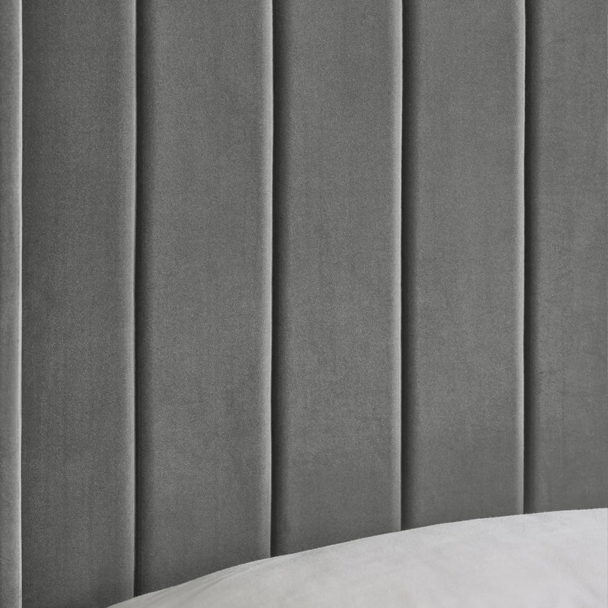 Leila Grey Velvet Divan Bed