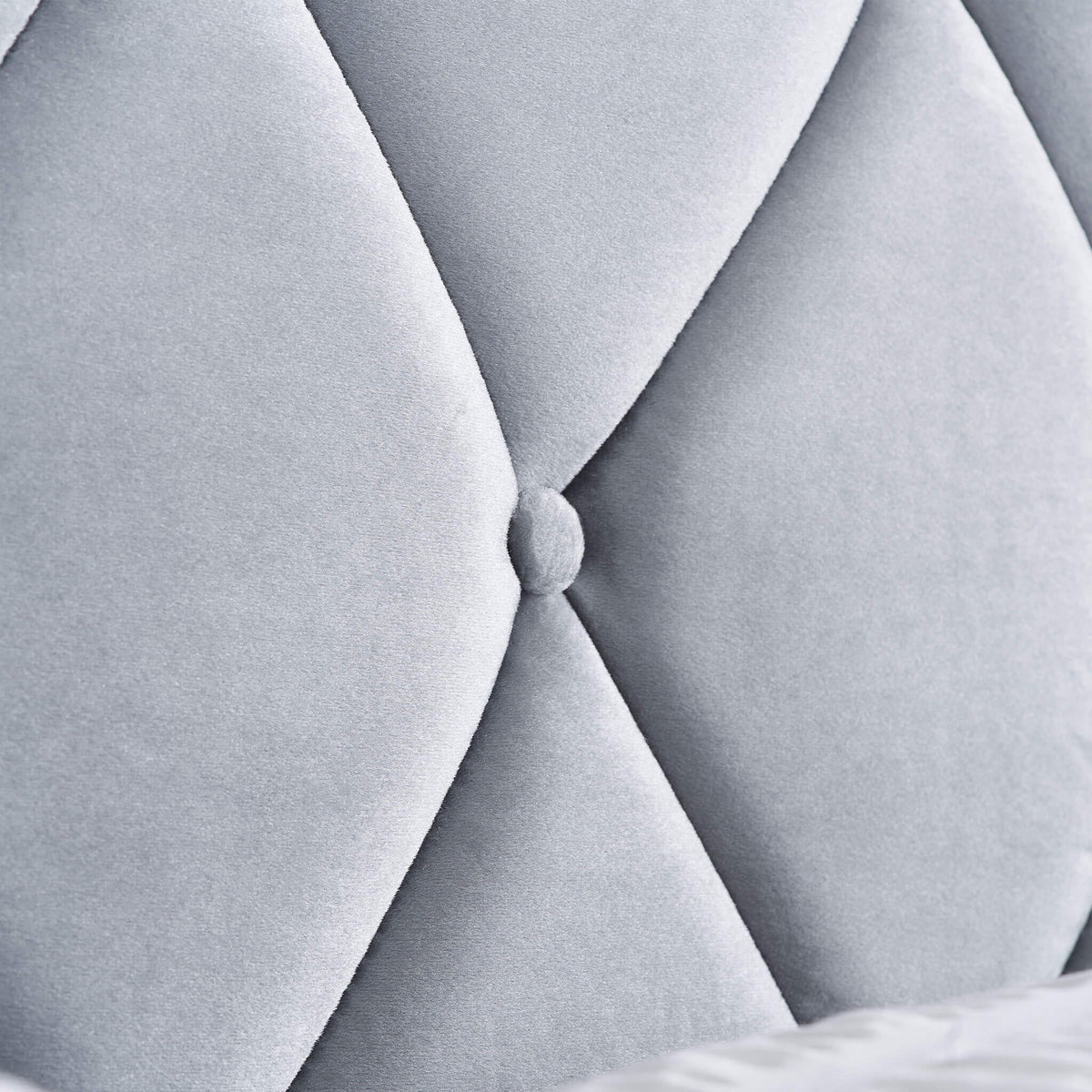 Loxley Fabric Bed Grey