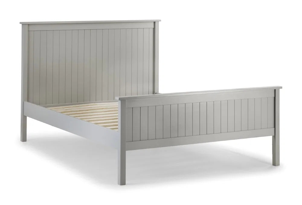 Maine Grey Wooden Bed