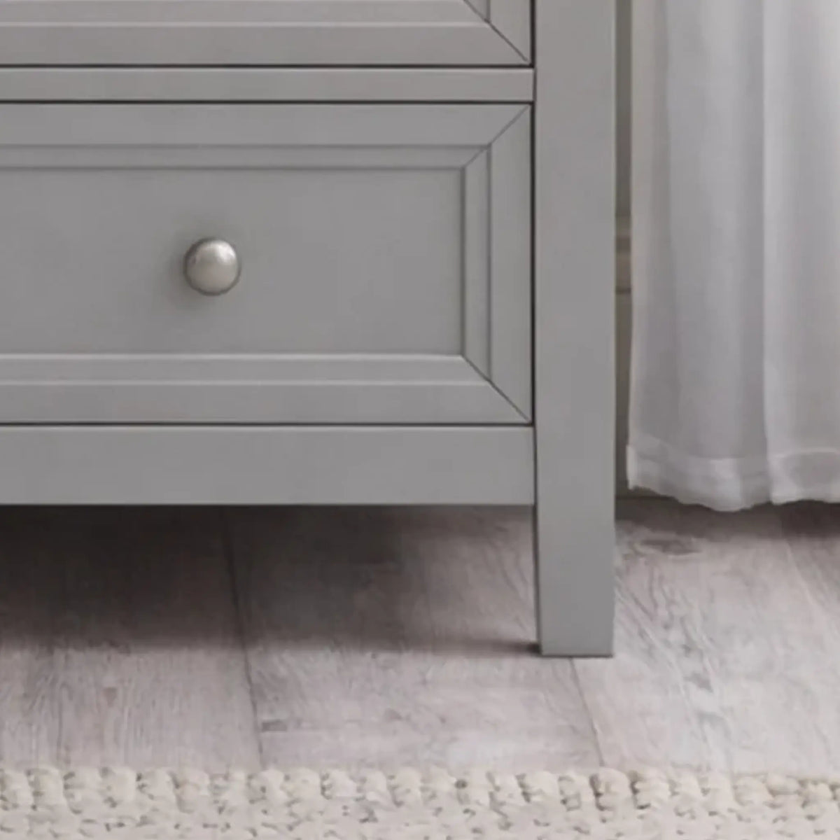 Maine Grey Wooden 3-Drawer Chest