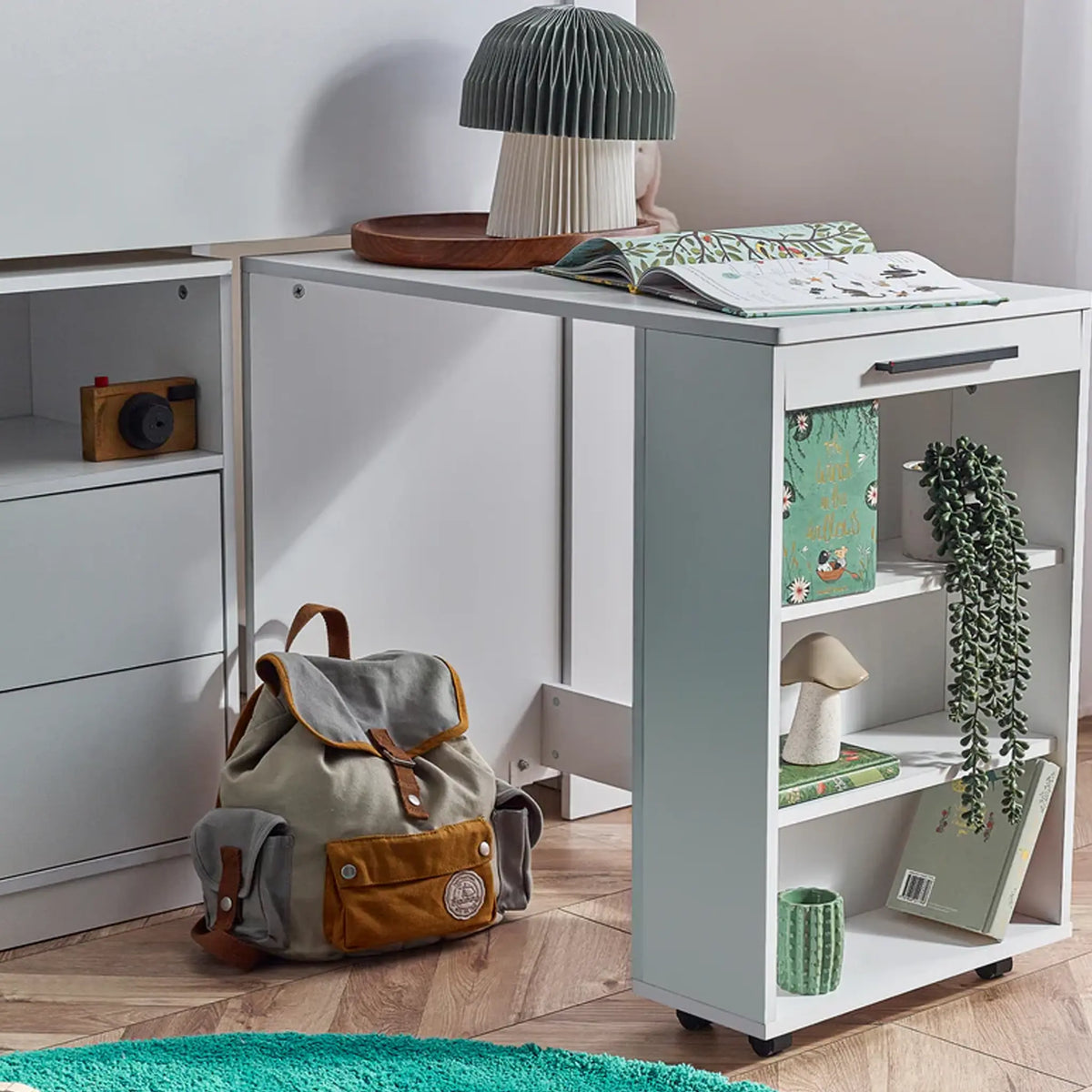 Otis White Wooden Mid Sleeper Bed