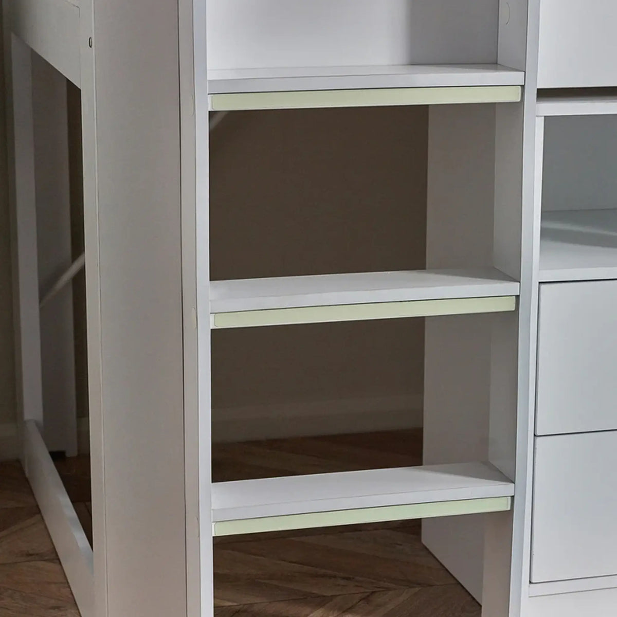 Otis White Wooden Mid Sleeper Bed