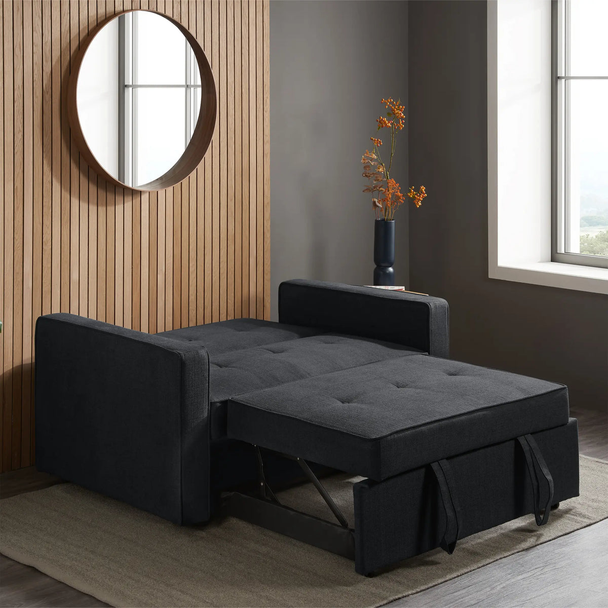 Otto Grey Upholstered Sofa Bed