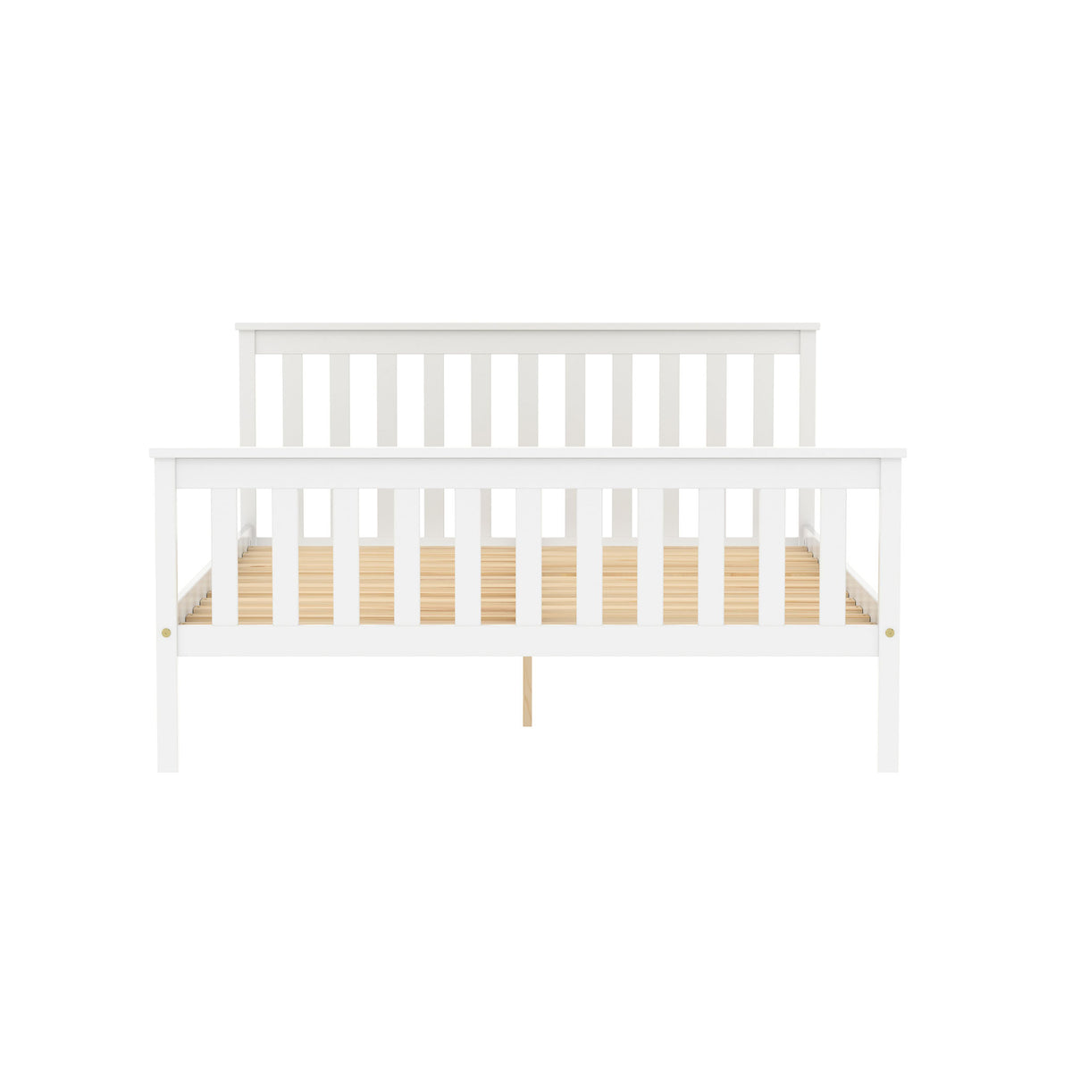 oxford bed white frame front