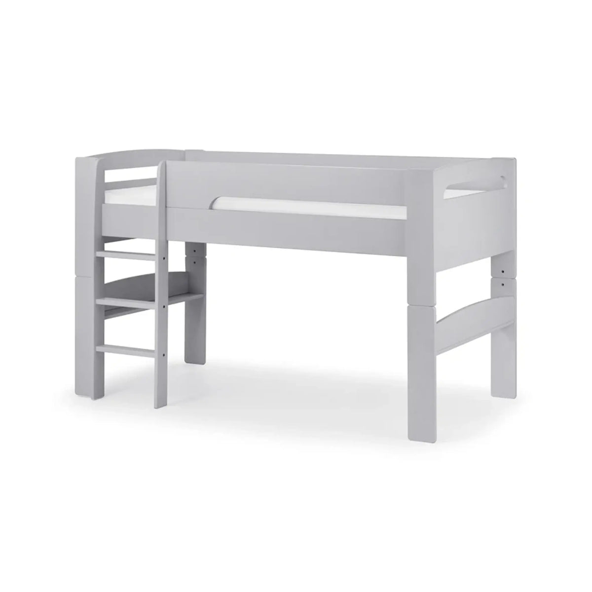Pluto Grey Wooden Mid Sleeper Bed