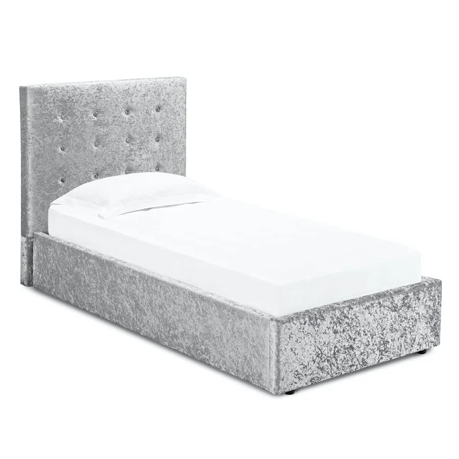 Rimini Silver Single Bed