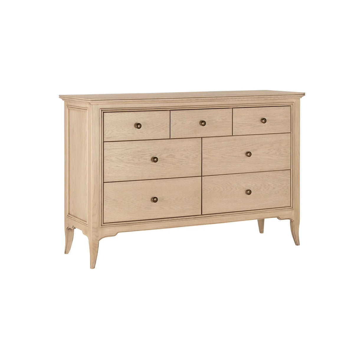 Toulon Oak 7-Drawer Chest