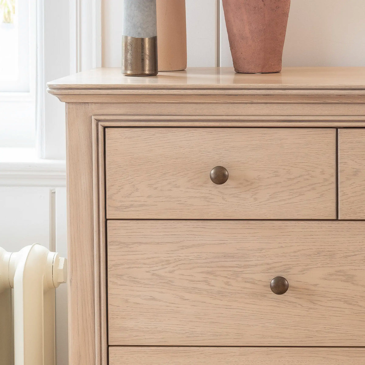 Toulon Oak 7-Drawer Chest